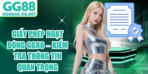 Giấy Ph&eacute;p Hoạt Động GG88