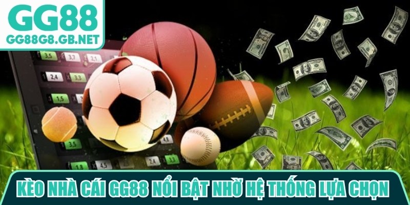 K&egrave;o nh&agrave; c&aacute;i GG88 nổi bật nhờ hệ thống lựa chọn phong ph&uacute;