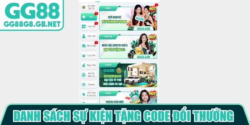 Danh sách sự kiện tặng code đổi thưởng giá trị cực hấp dẫn nhất năm